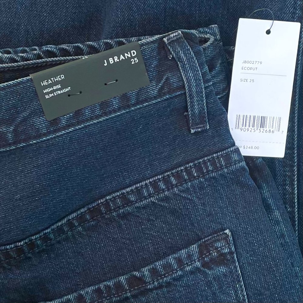 J Brand Heather Hight Rise Button Fly Jeans - Picture 5 of 5